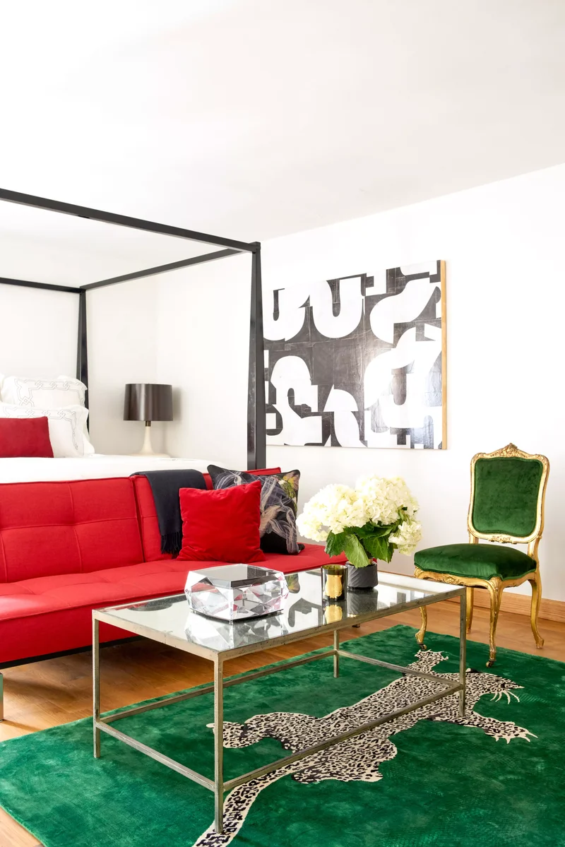 26 Green Bedroom Designs to Create Your Perfect Cozy Space 3 Rethink Red and Green