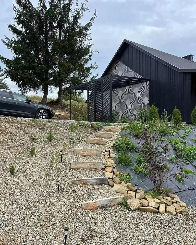 Rock Garden and Stairs