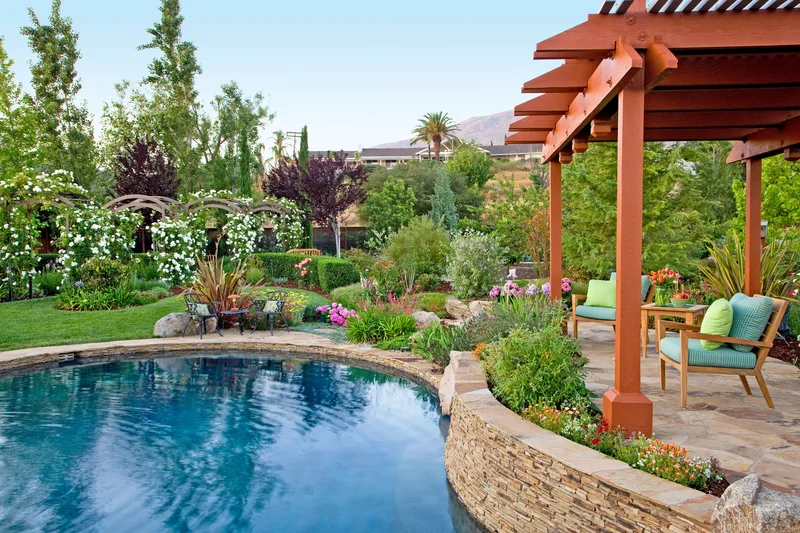20 Stunning Pool Landscaping Ideas to Design Your Backyard Oasis 17 Rock Out in the Garden