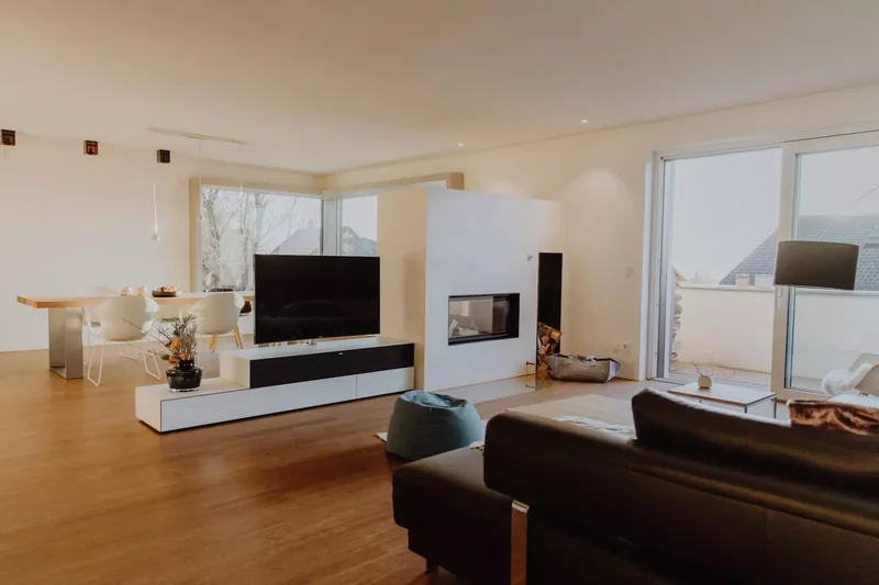 How to Style Your TV Stand for a Beautiful Living Room 2 Room Divider TV Stand