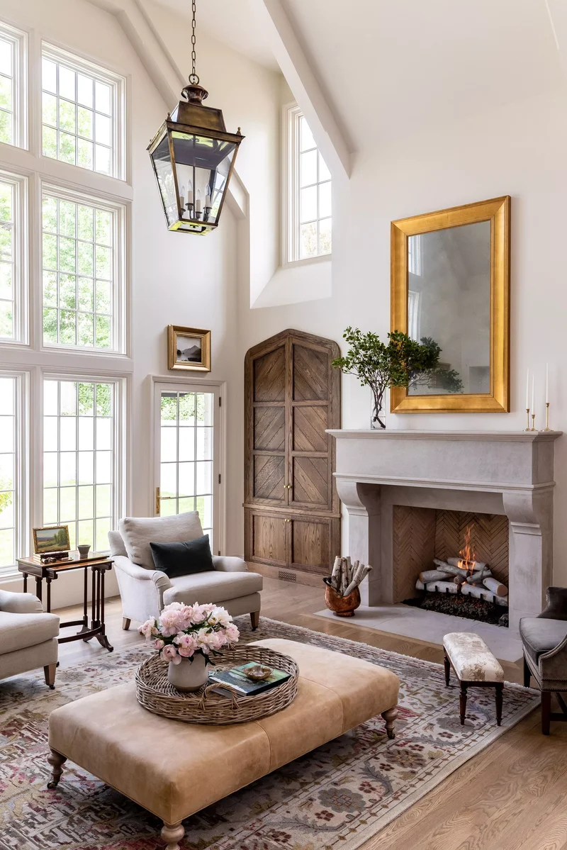 33 Stylish Ottoman Decorating Ideas for Your Living Room 21 Round Tray Ottoman Decor