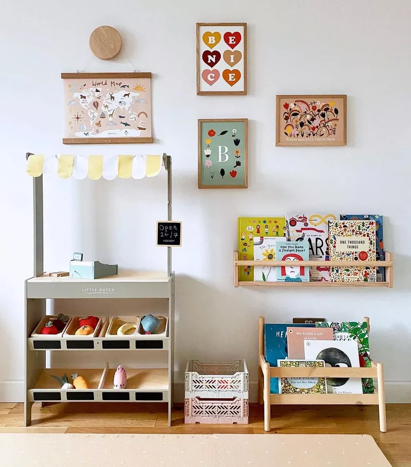 30 Stylish Playroom Storage Solutions to Tame Toy Chaos 3 Round Up Books