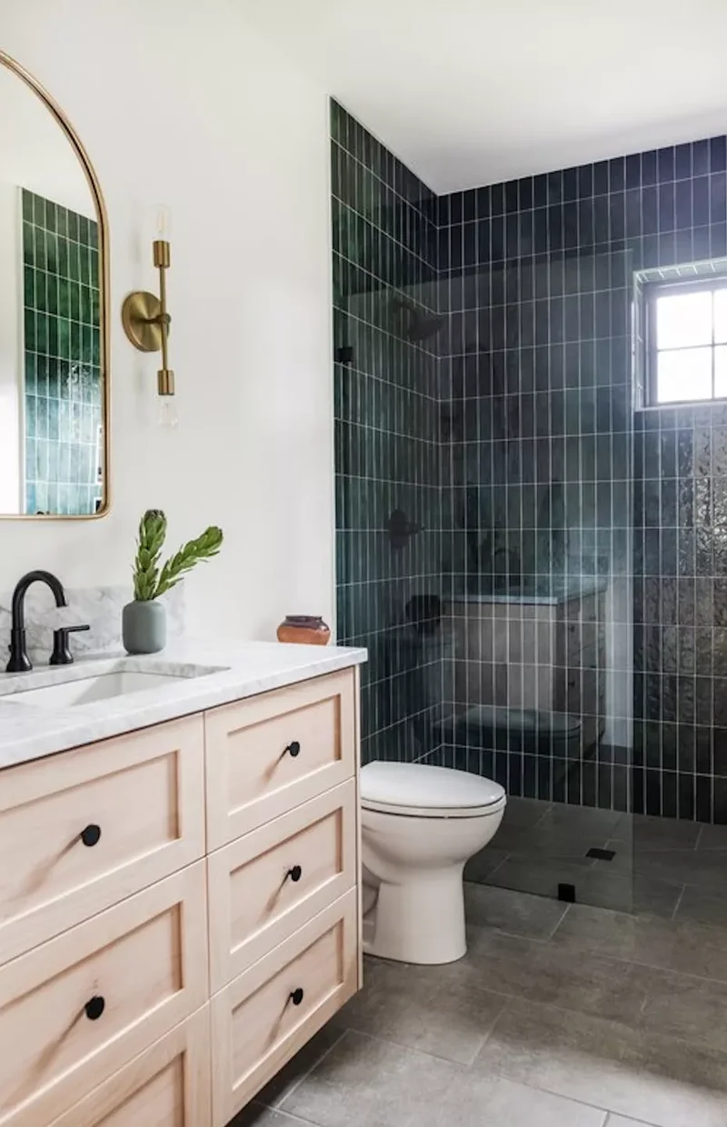 Run Tile to the Ceiling