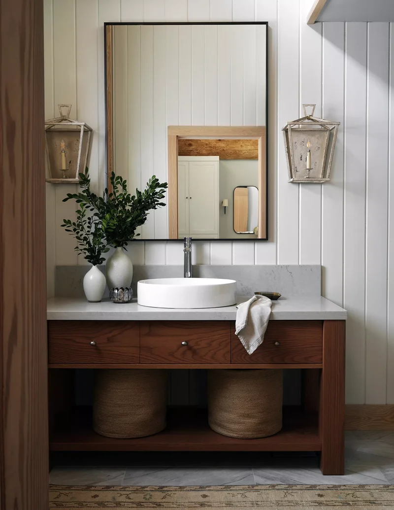 Rustic Bathroom Lighting Ideas