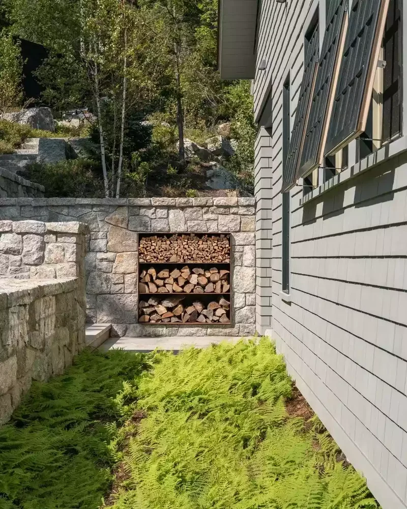 10 Creative Wood Shed Solutions for Your Storage Needs 1 Rustic Built-In Shed