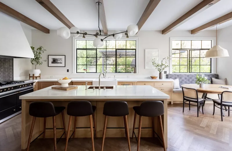 Rustic, Modern Kitchen