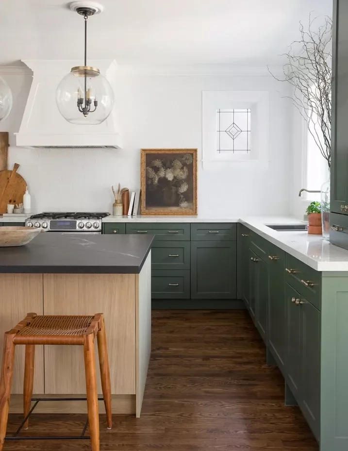Sage Green Cabinets