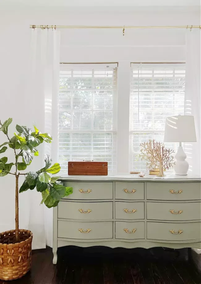 35 Painted Dresser Ideas to Add Style to Your Home 18 Sage Green Painted Dresser