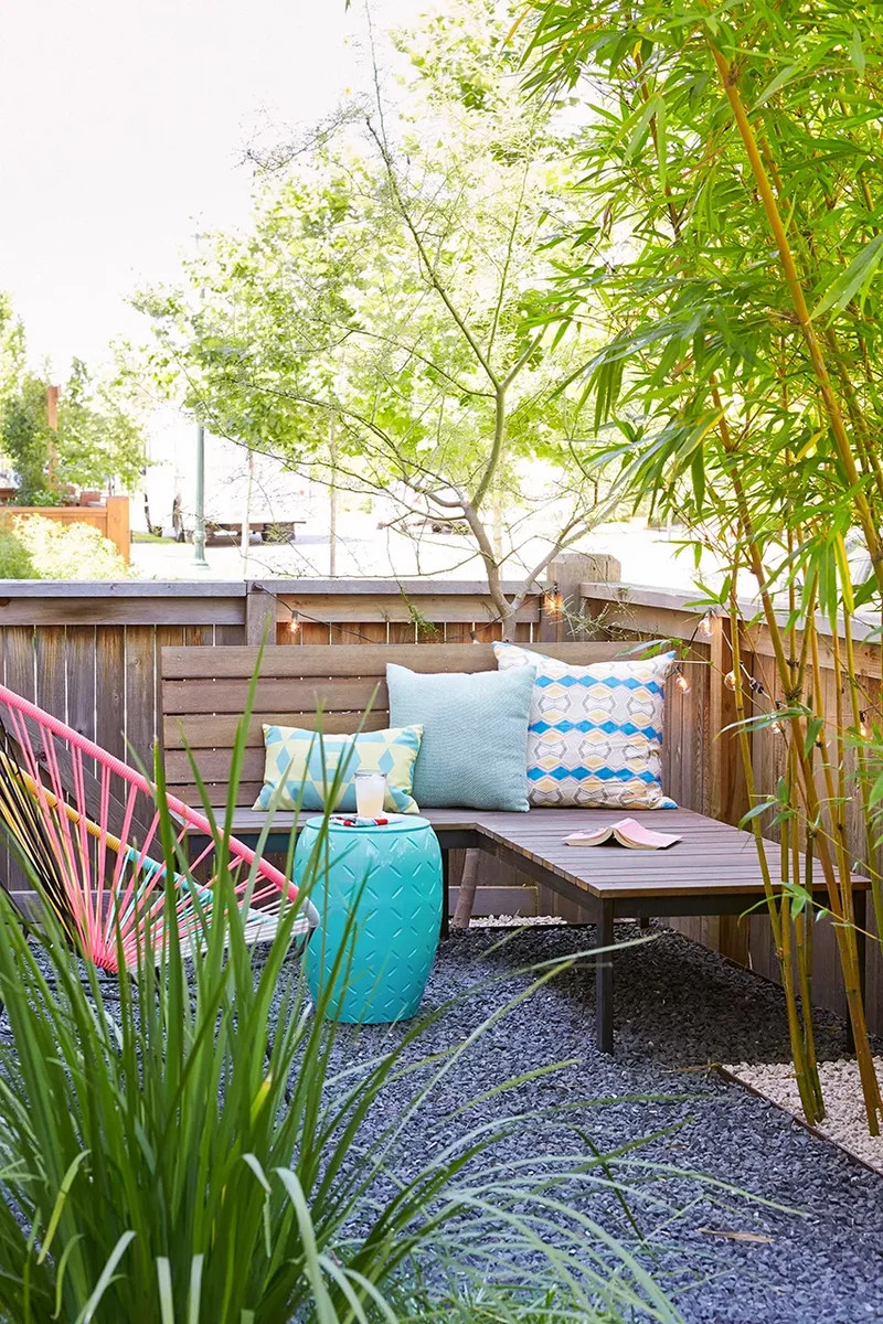 40 Budget-Friendly Backyard Ideas for Any Outdoor Space 29 Save Space with Two-in-one Furniture