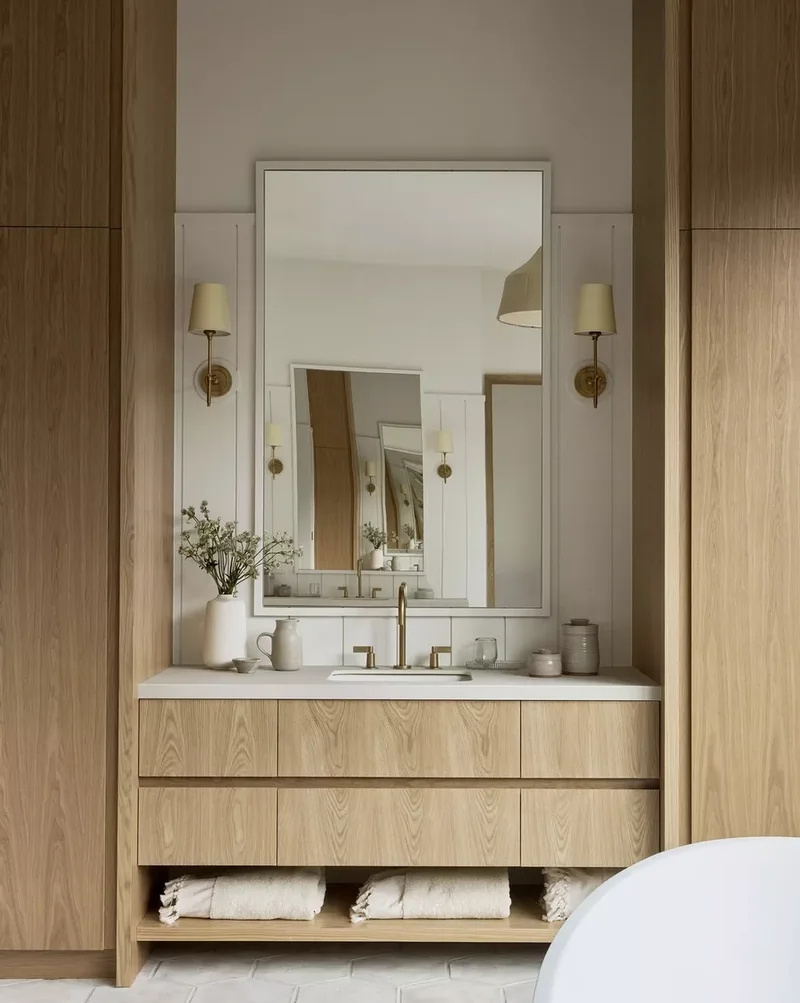 30 Neutral Bathroom Designs That Feel Timeless & Serene 27 Scandinavian-Style Neutral Bathroom