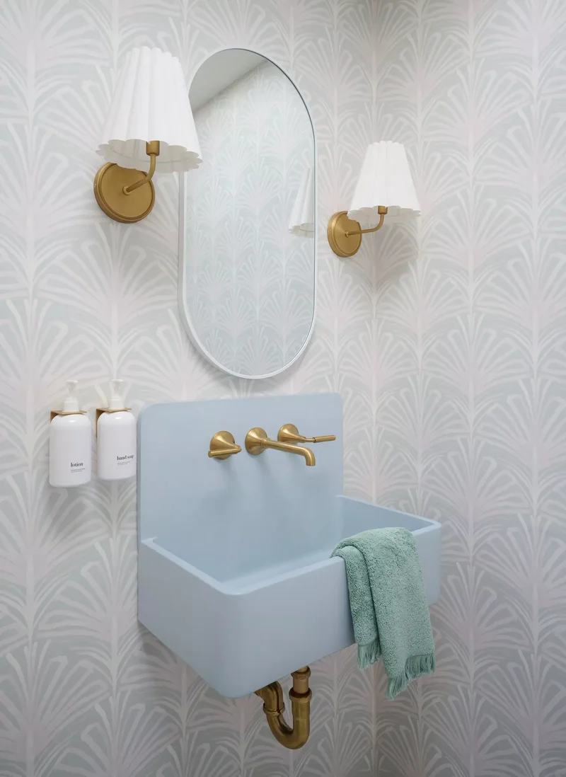 Light Your Bathroom Like a Pro With These Expert Tips 17 Sconces With Lampshades