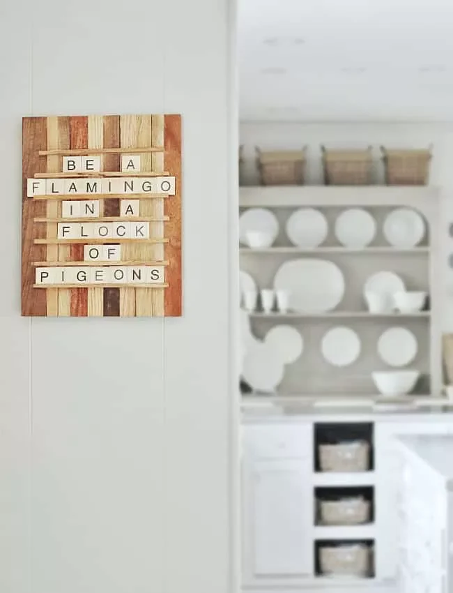 Scrap Wood Letter Board