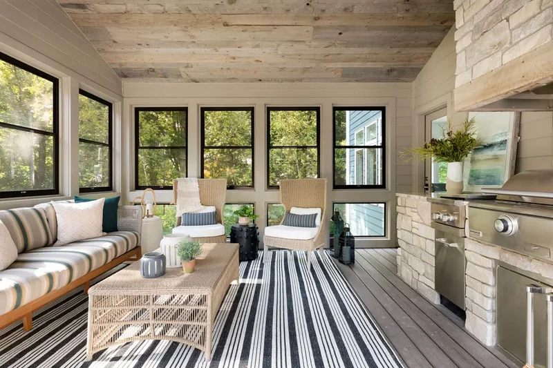 27 Smart and Stylish Small Outdoor Kitchen Design Ideas 1 Screen Porch Kitchen