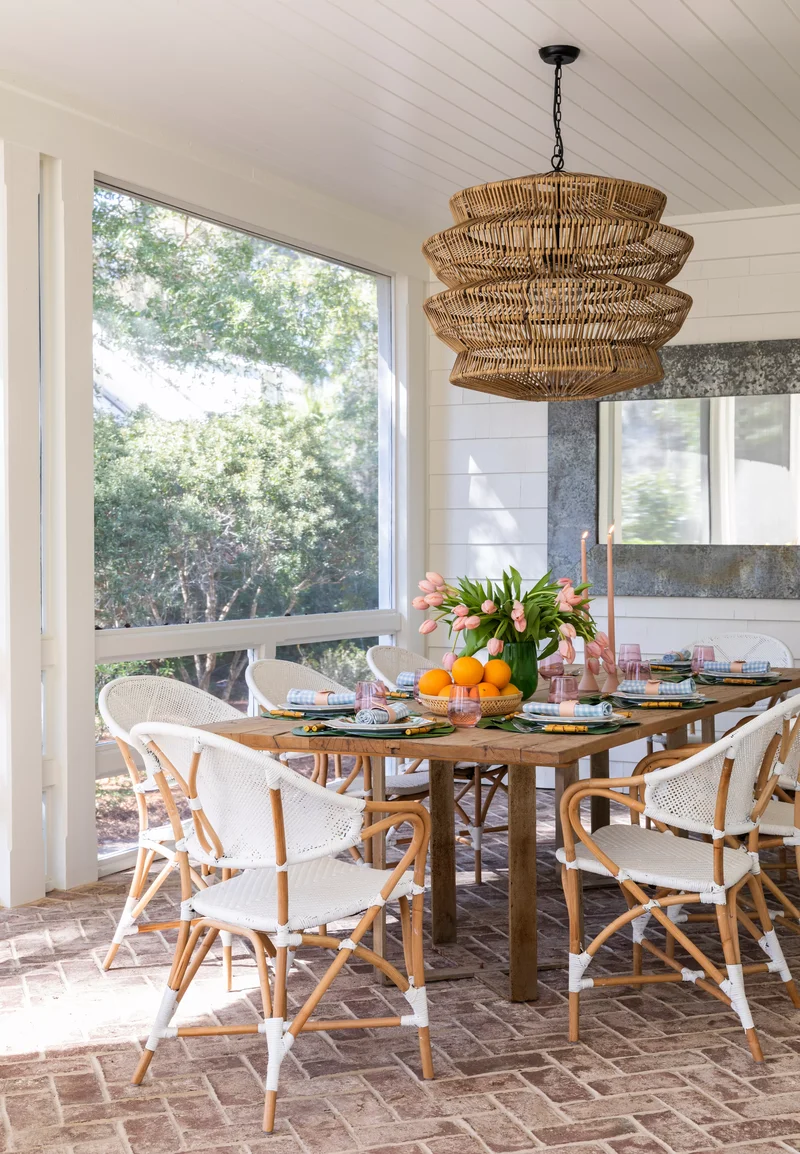 49 Dining Room Design Ideas to Transform Your Space 46 Screened-In Dining Room