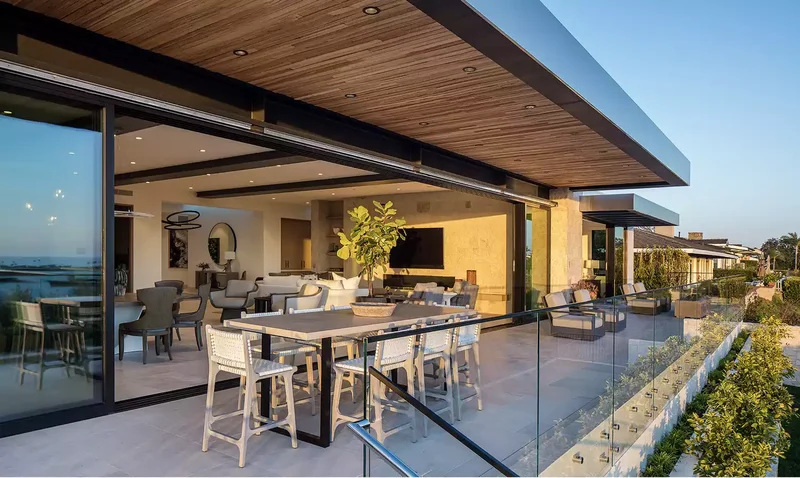 36 Concrete Patio Designs to Transform Your Backyard 19 Seamless Tile Concrete Patio