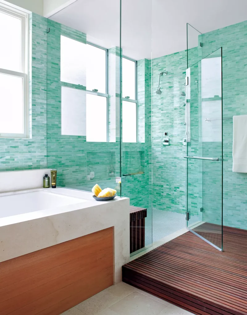22 Stunning Bathroom Shower Designs for Your Dream Space 10 Seamless Tub and Shower Wall