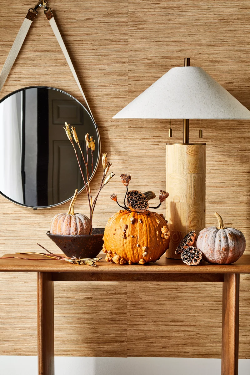 Seasonal Console Table Decor