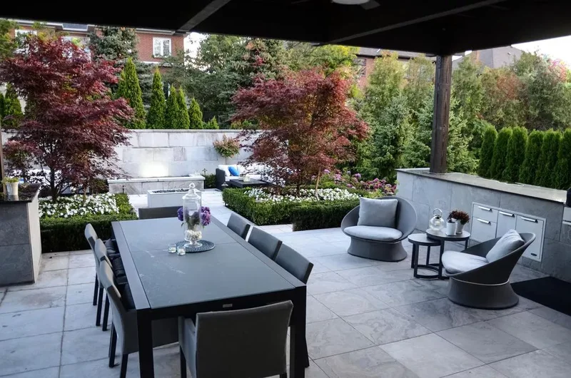 52 Beautiful Backyard Landscaping Ideas for Your Home 16 Seating With a 360-Degree View