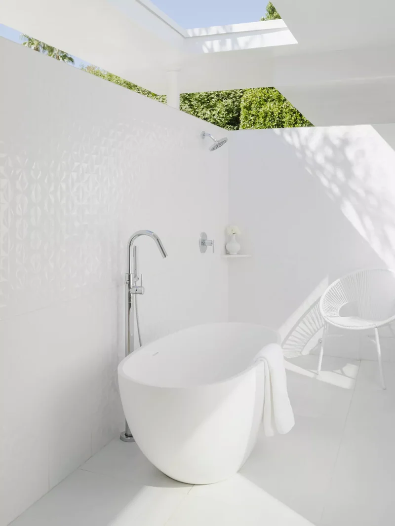 34 Beautiful Outdoor Shower Ideas for Backyards & Beach 33 Semi-Open Outdoor Shower