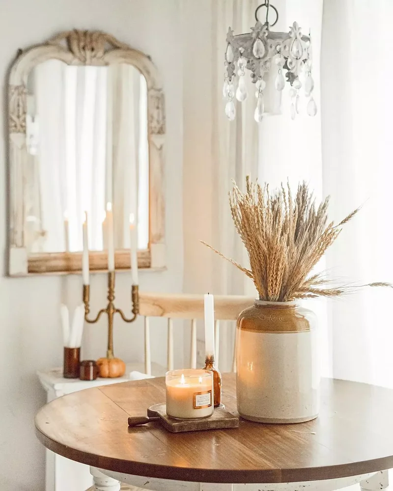 67 Farmhouse Style Ideas for Your Modern Rustic Home 48 Set Out Wheat Grass