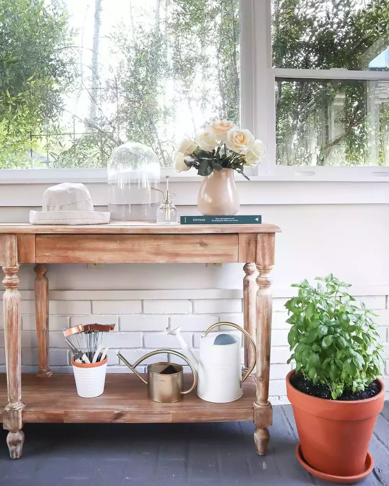 67 Farmhouse Style Ideas for Your Modern Rustic Home 54 Set Up a Gardening Station. Outdoors