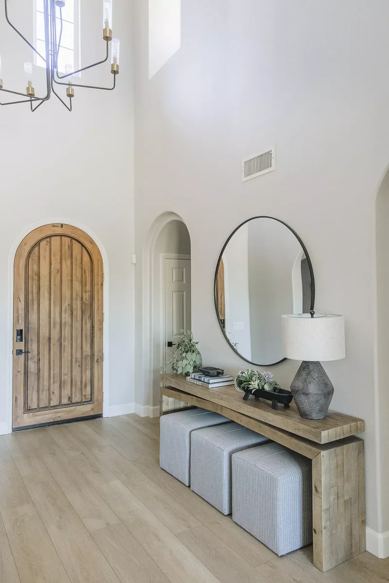 28 Beautiful Entryway Bench Ideas That Welcome Your Guests 8 Set of Three Cube Benches