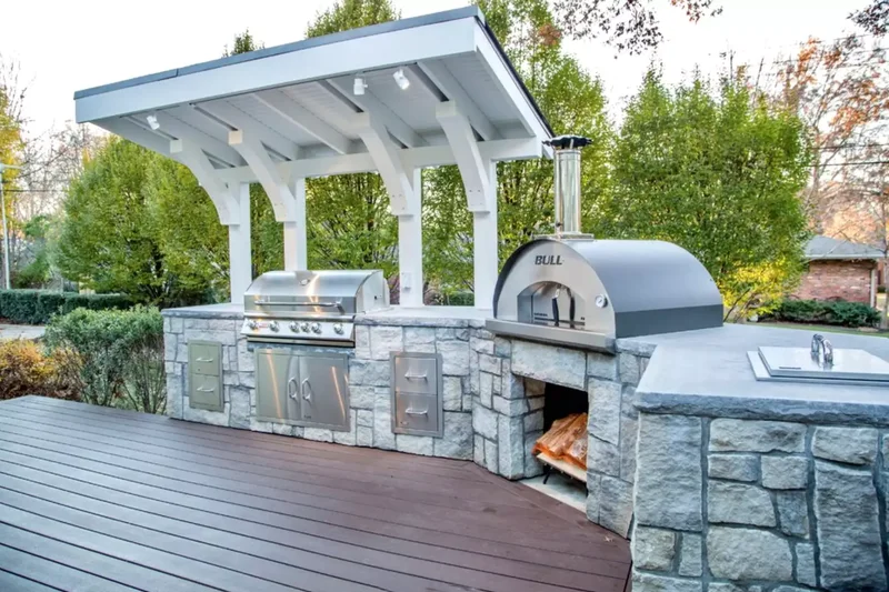 24 Covered Deck Designs to Create Shaded Outdoor Spaces 18 Shade the Outdoor Kitchen
