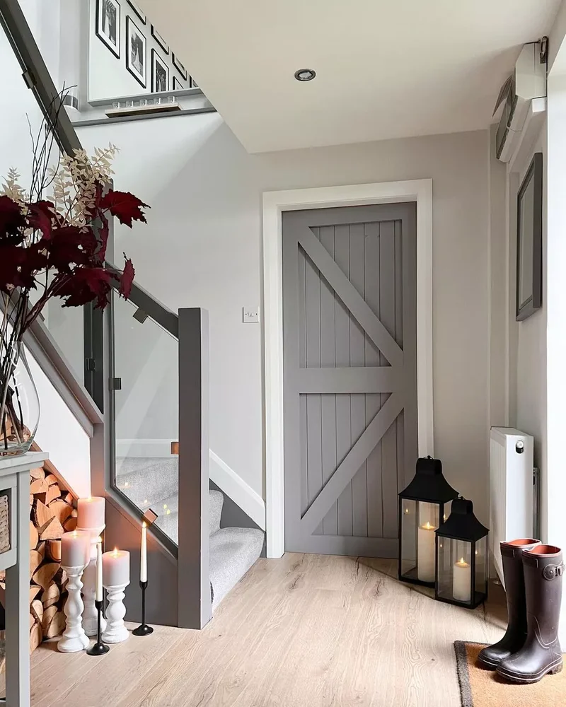 30 Creative Door Painting Ideas for Your Home Interior 27 Shale Gray