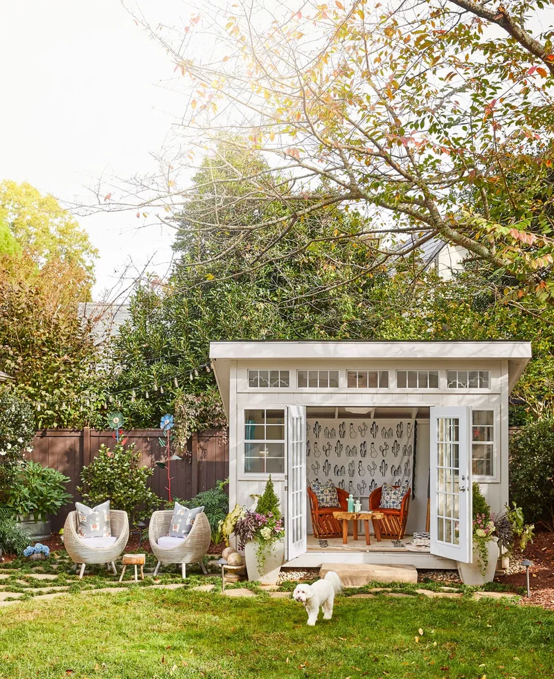 12 She Shed Design Ideas for Your Perfect Backyard Retreat 11 She Shed Outdoor Connection