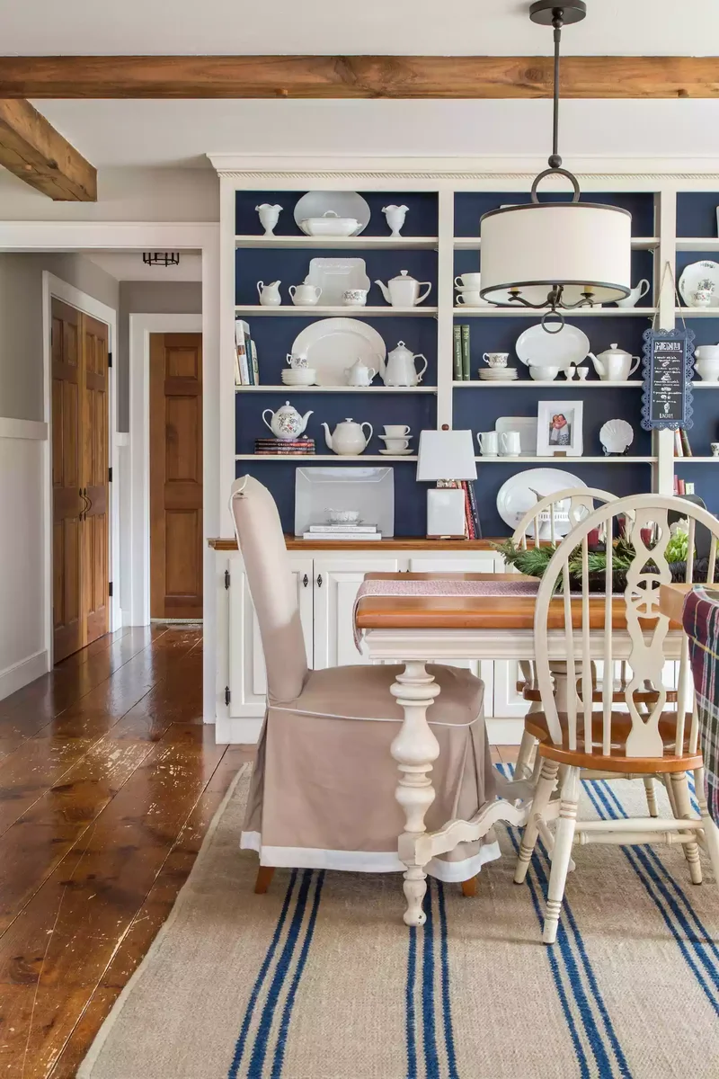 40 Beautiful Blue Dining Rooms You'll Want to Recreate 18 Shelfie Goals