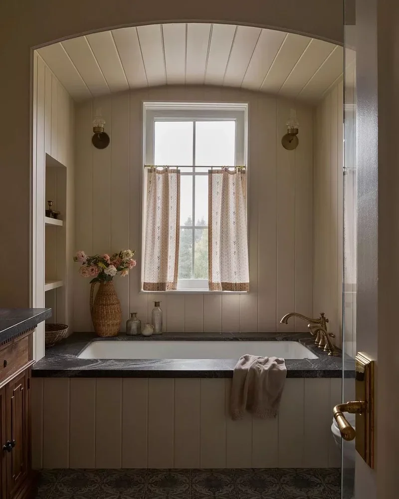 39 Shiplap Bathroom Designs From Farmhouse to Modern Style 29 Shiplap Bathtub Niche