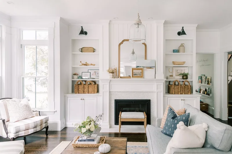 47 Shiplap Fireplace Designs for Every Style and Space 29 Shiplap With Moldings