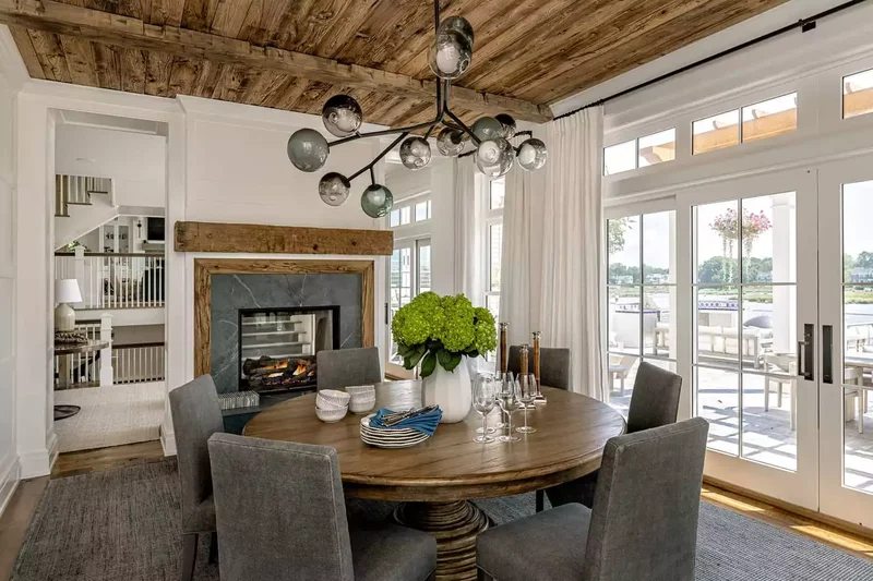 47 Shiplap Fireplace Designs for Every Style and Space 9 Shiplap and Reclaimed Wood