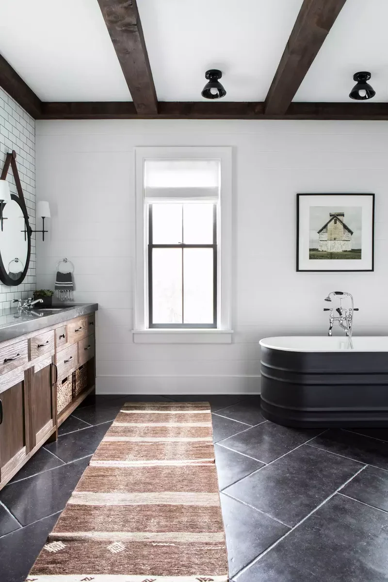 39 Shiplap Bathroom Designs From Farmhouse to Modern Style 20 Shiplap and Subway Tile