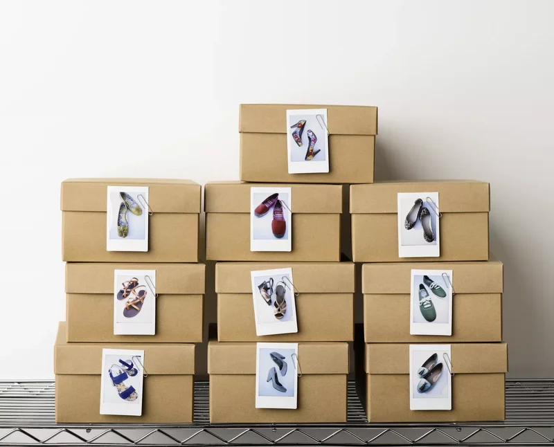 20 Clever Garage Shoe Storage Solutions to Try Today 10 Shoe Boxes With Photo Labels