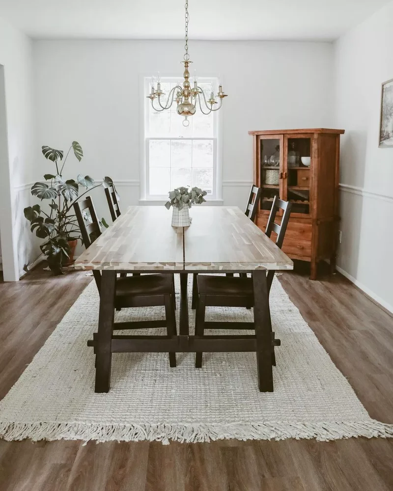 43 Stunning Dining Table Centerpiece Ideas for Every Season 27 Short Vase With Eucalyptus