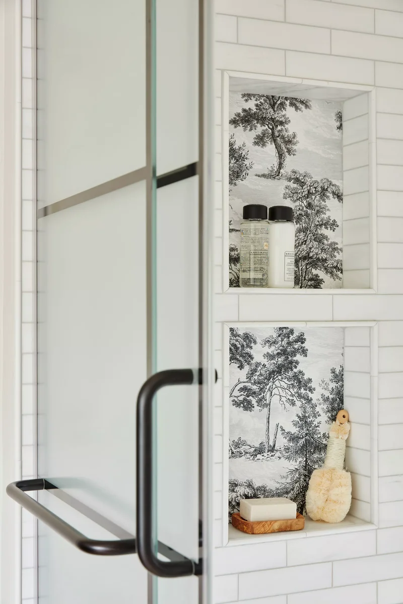 36 Beautiful Gray Bathroom Ideas to Create Your Dream Spa 24 Shower Niche Designs