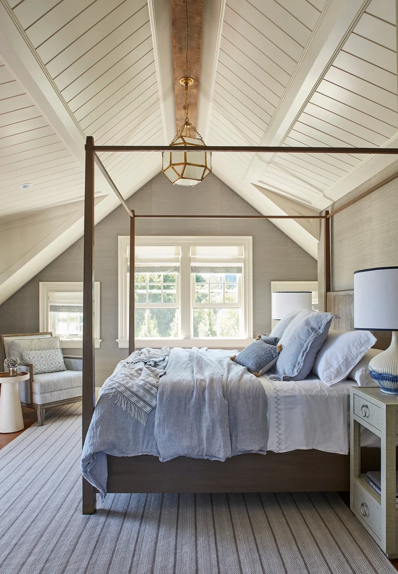 30 Beautiful Blue and White Bedroom Ideas for Restful Style 16 Simple Blue and White Bedroom