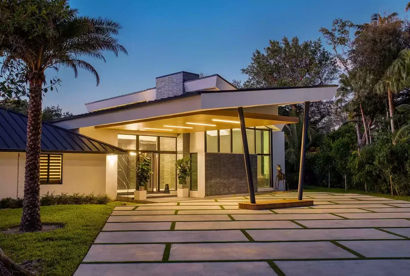 10 Modern Concrete Paver Walkway Ideas for Your Home 10 Simple Modern Concrete Walkway