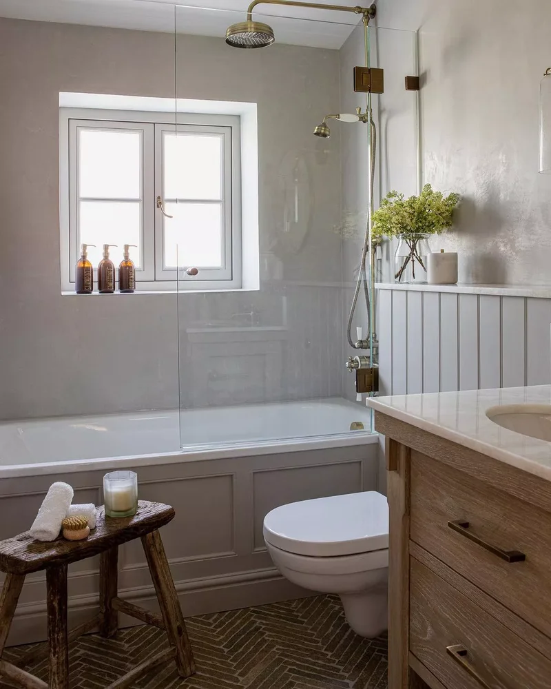 42 Country Bathroom Ideas for Your Modern Farmhouse Style 30 Simple Shiplap Country Bathroom