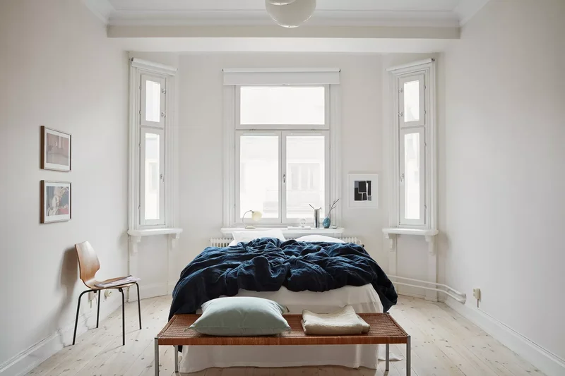 39 Scandinavian Bedroom Designs That Are Effortlessly Chic 38 Skip the Headboard