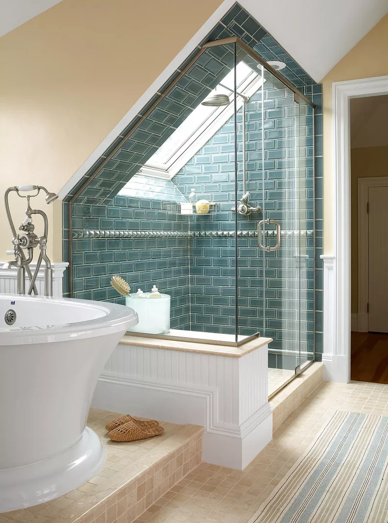 22 Stunning Bathroom Shower Designs for Your Dream Space 22 Skylight Shower Design