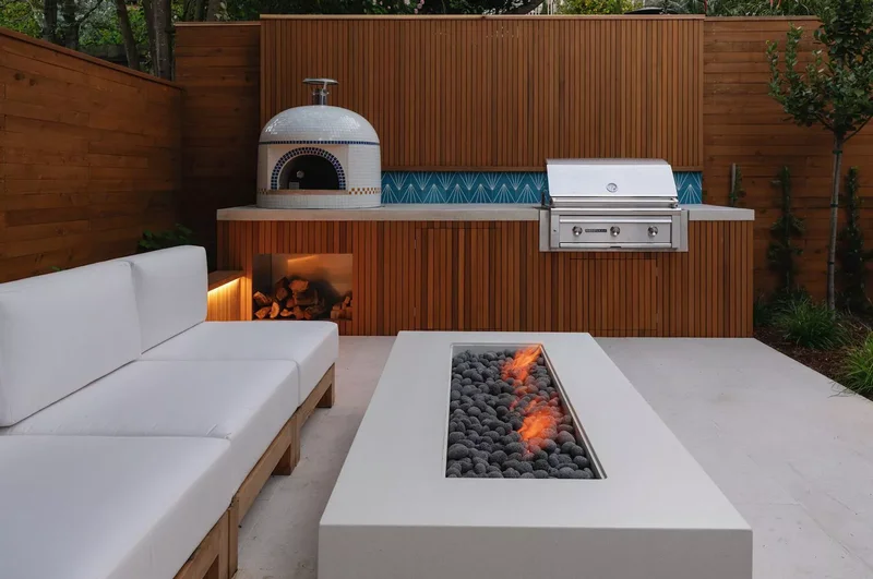 27 Smart and Stylish Small Outdoor Kitchen Design Ideas 27 Sleek Small Outdoor Kitchen