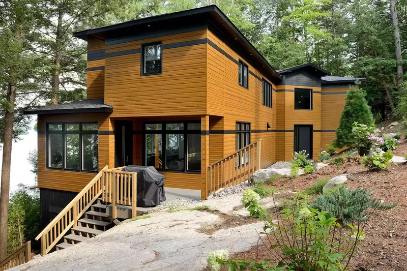 82 Stunning Front Yard Landscaping Ideas to Try This Spring 25 Sloped Modern Mountain Garden