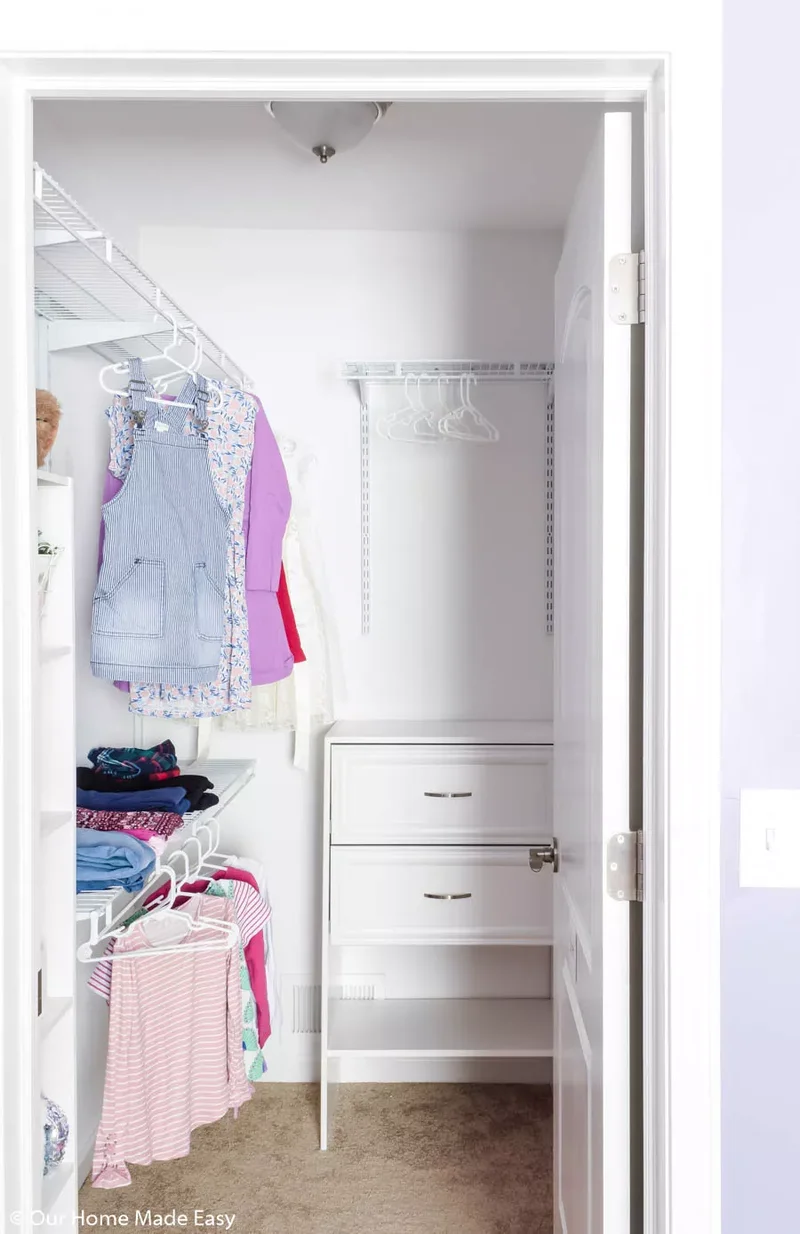 Small Bedroom Closet DIY