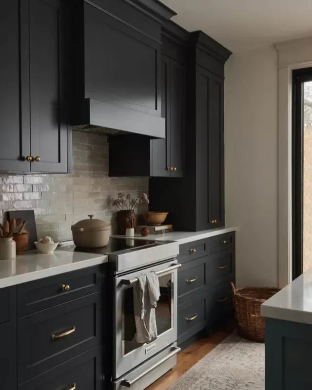 18 Black & Gold Kitchen Ideas for Moody, Elegant Spaces 11 Small Black and Gold Kitchen