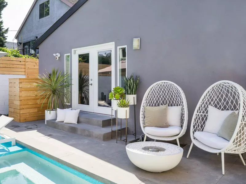 Small Patio With Fire Pit