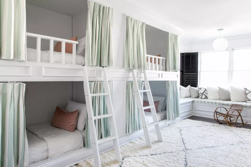 25 Beautiful Bunk Room Designs Everyone Will Adore 17 Soft Neutrals