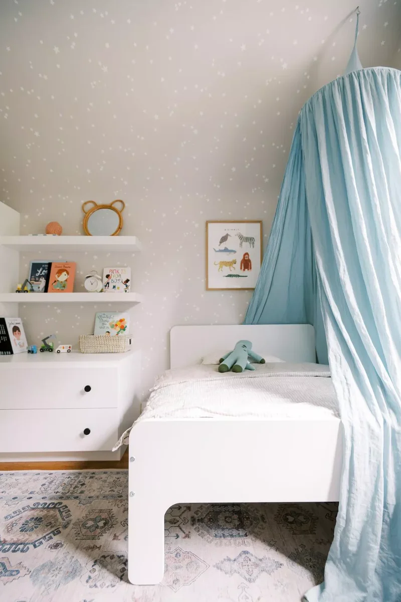 31 Toddler Room Ideas Kids and Parents Will Both Love 6 Soften With a Canopy