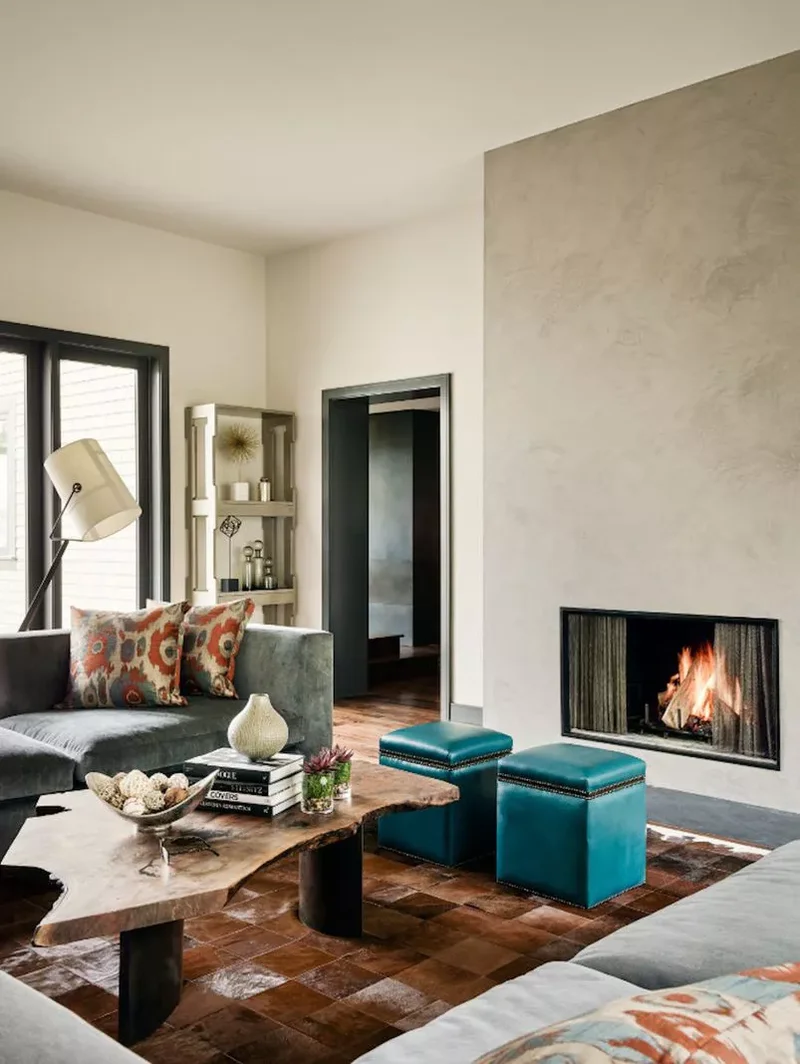 45 Modern Rustic Living Room Designs You'll Love to Recreate 17 Soften a Contemporary Space